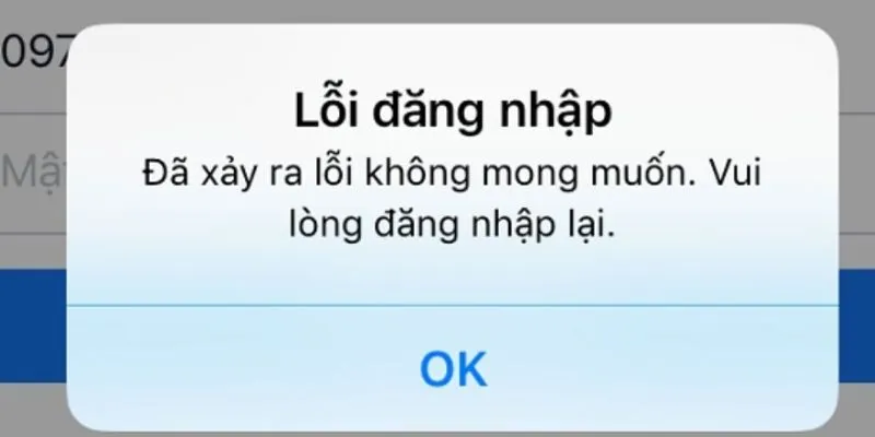 Xử lý lỗi đăng nhập Vvvwin